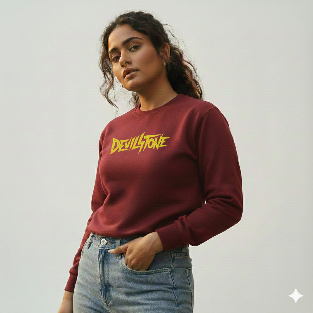 Pack of 2 Sweat Shirts Devil Stone & Never Mind - UniSex