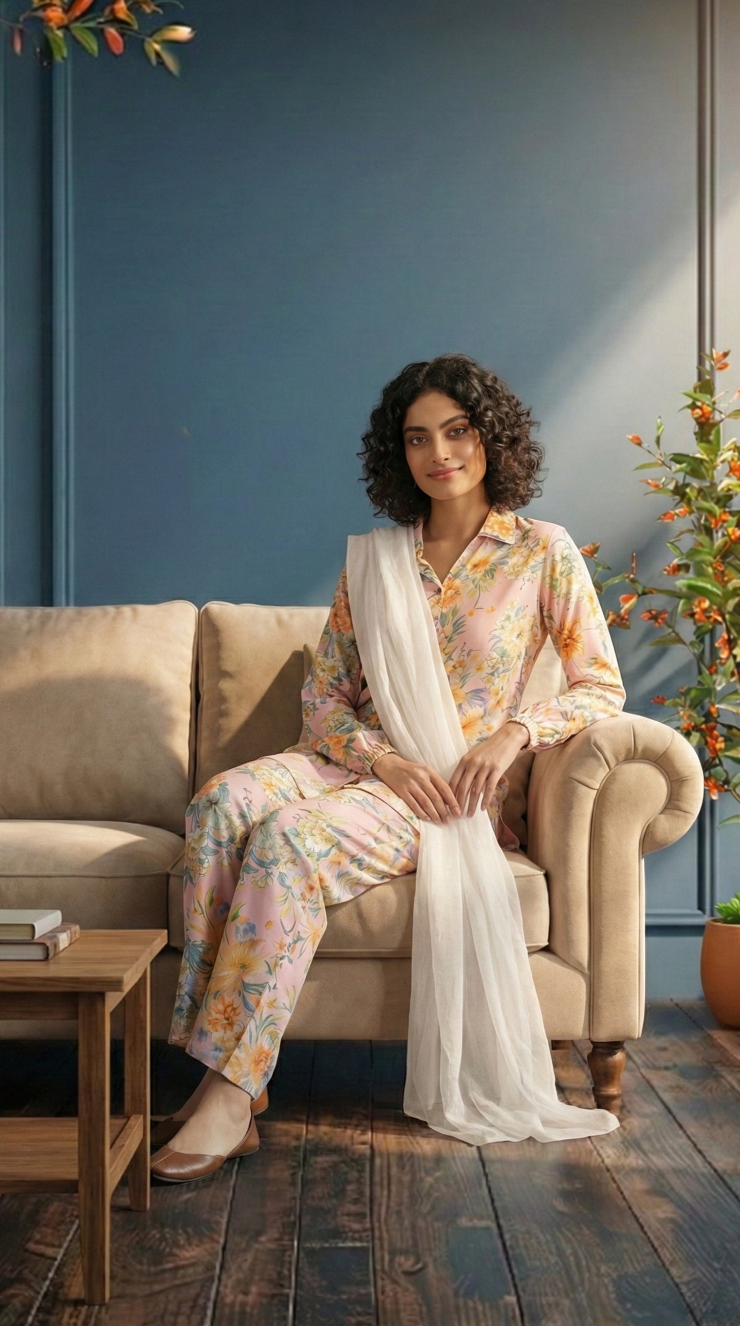 Pink Floral CO-ORD Set