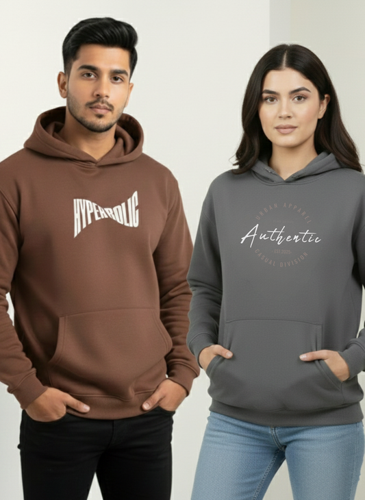 Pack of 2 Hyperolic & Authentic Hoodies - UniSex