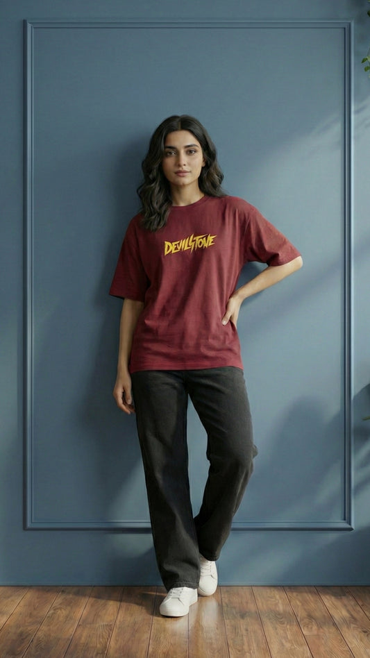 Women's Combo Deal - Devilstone T-Shirt & Casual Jeans Black
