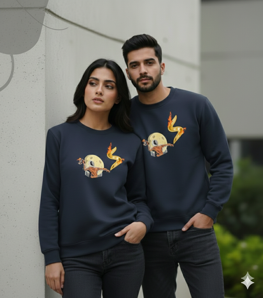 Astronaut Fire Sweat Shirt - UniSex