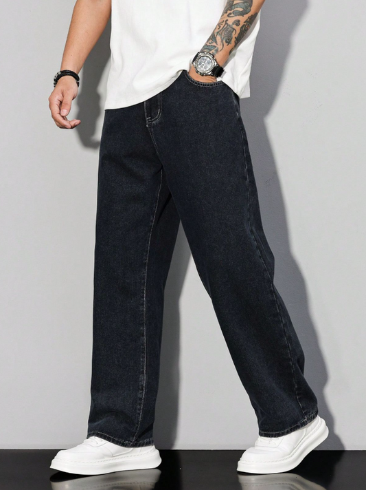 Slake Casual Wear Jeans Black